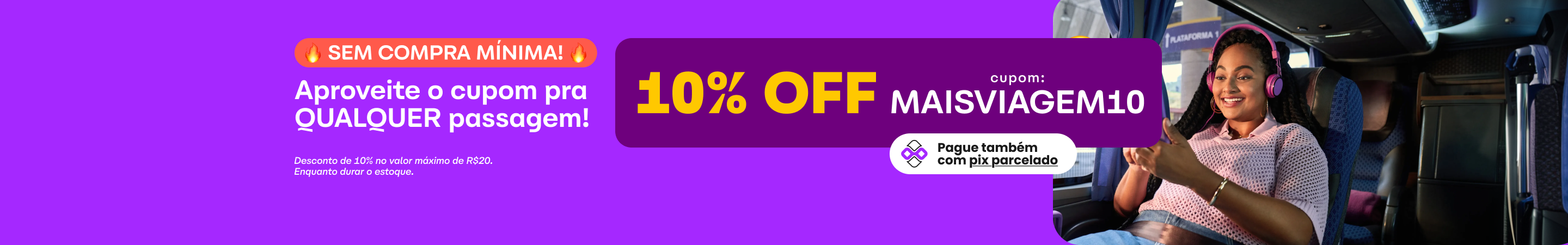 Compre passagens de ônibus baratas online - melhores preços do Brasil